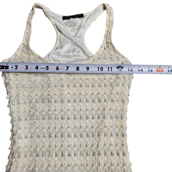 Vintage Beestaango Y2k Textured Sparkly Bodycon Mini Dress - Womens Small - Picture 6 of 8